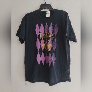 The Temptations Black and Purple Graphic T-Shirt